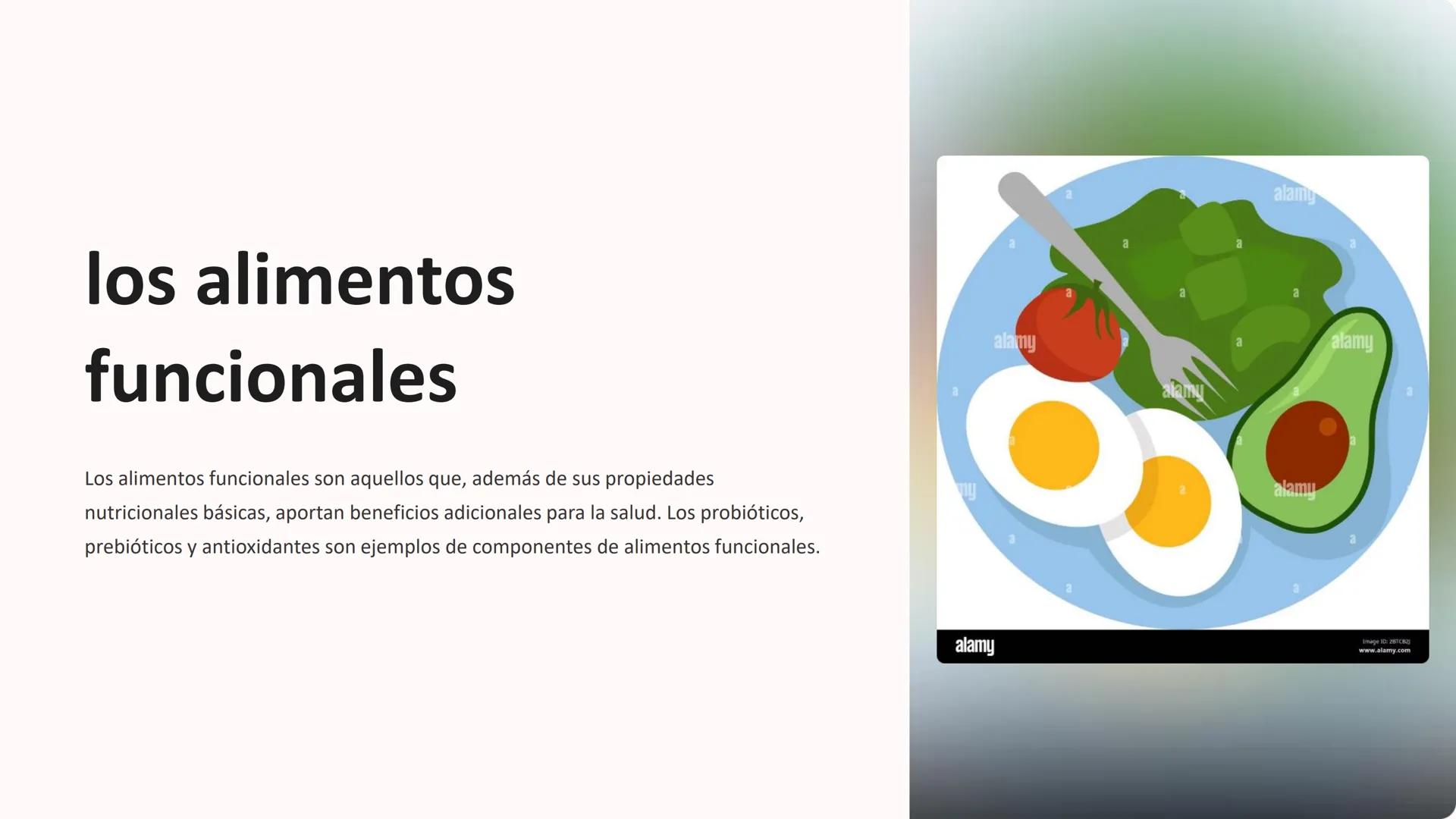 # los alimentos

# funcionales

Los alimentos funcionales son aquellos que, además de sus propiedades
nutricionales básicas, aportan benefic
