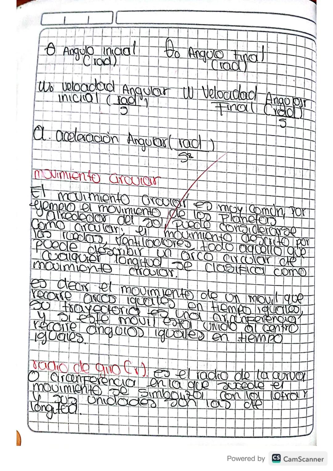 E11: M.C.O.
Movimiento Circular
En Cinematical, Cirarar ( tambien llamado)
movimiento dicunferencial es ell que se bard
giro y giro constant