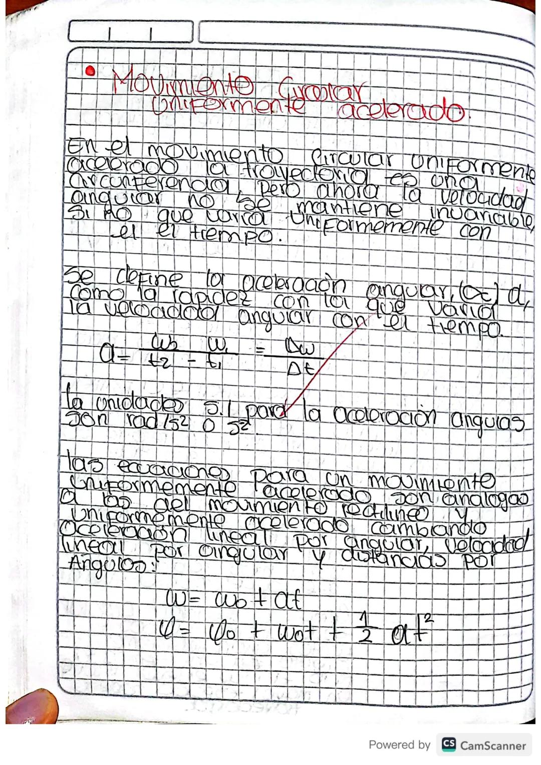 E11: M.C.O.
Movimiento Circular
En Cinematical, Cirarar ( tambien llamado)
movimiento dicunferencial es ell que se bard
giro y giro constant