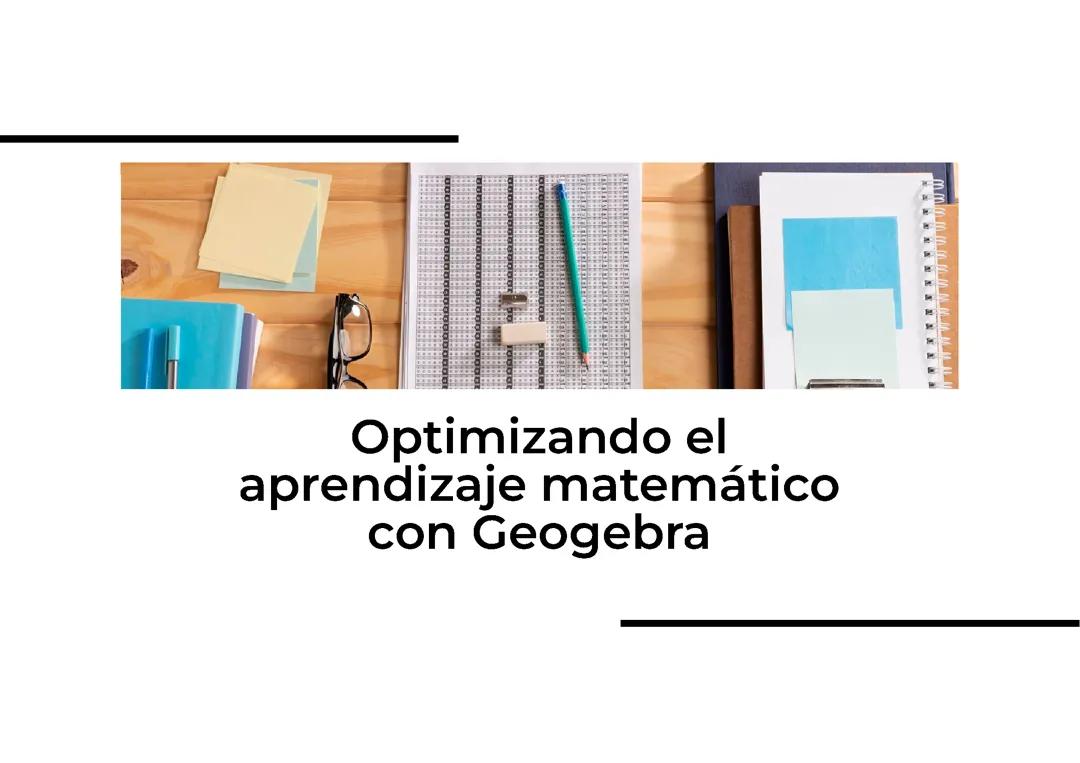 Matemáticas geogebra 
