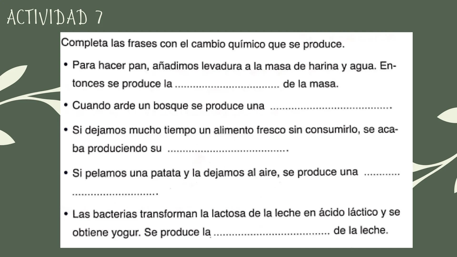 Cambios físicos y
químicos
TRANSFORMACIONES DE
LA MATERIA
UCIÓN EDUCATIVA DIST
CAMILO TORRES
GAIRA
PAZ
TRABAJO Preparando
mi aprendizaje
PRE