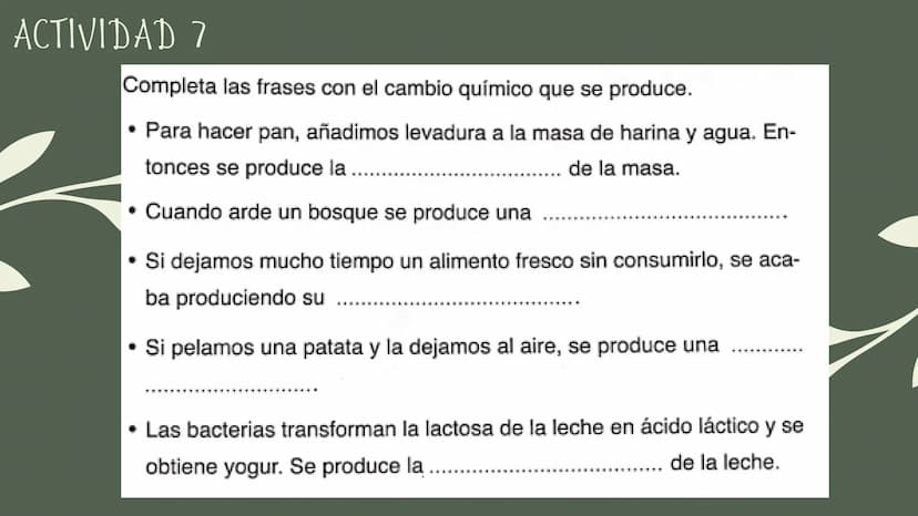 Cambios físicos y
químicos
TRANSFORMACIONES DE
LA MATERIA
UCIÓN EDUCATIVA DIST
CAMILO TORRES
GAIRA
PAZ
TRABAJO Preparando
mi aprendizaje
PRE