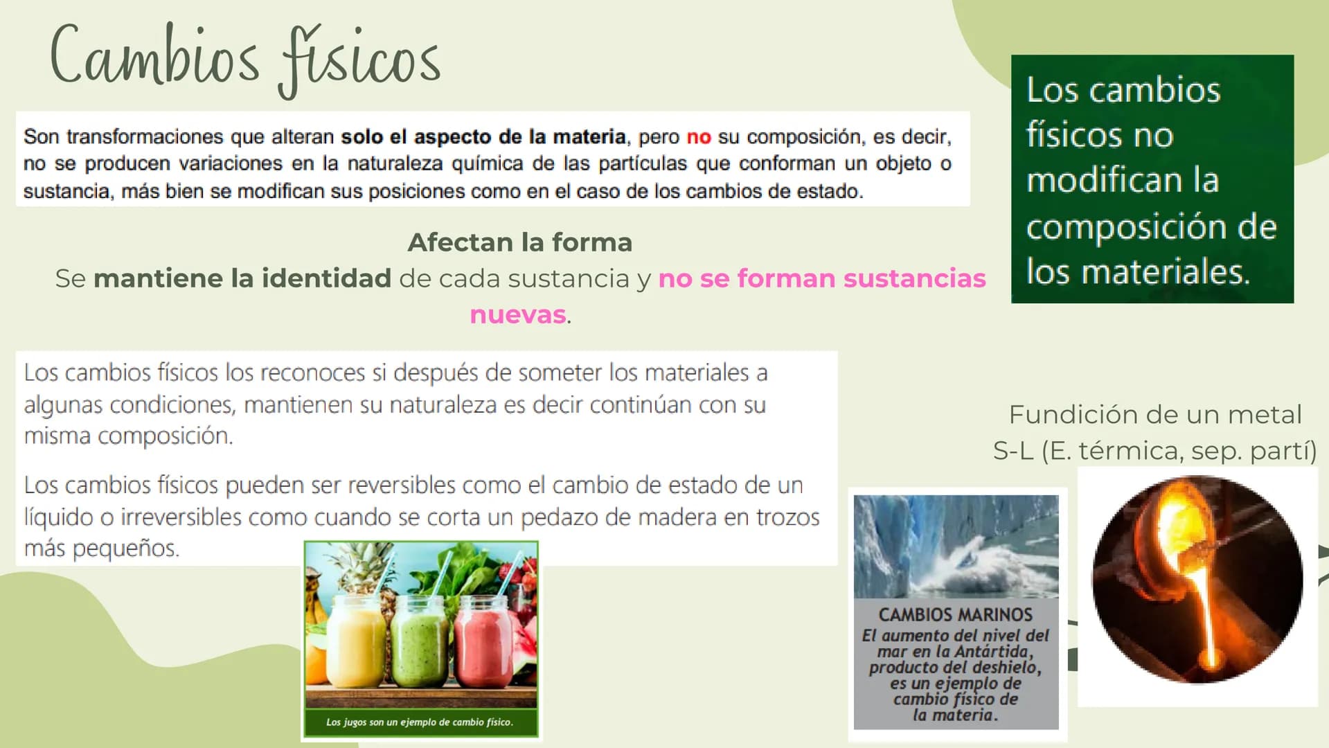 Cambios físicos y
químicos
TRANSFORMACIONES DE
LA MATERIA
UCIÓN EDUCATIVA DIST
CAMILO TORRES
GAIRA
PAZ
TRABAJO Preparando
mi aprendizaje
PRE