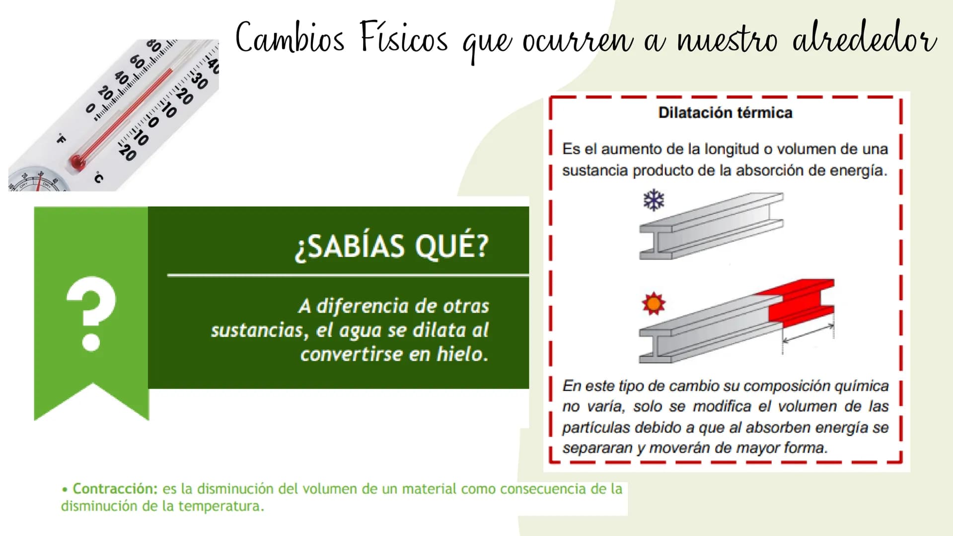 Cambios físicos y
químicos
TRANSFORMACIONES DE
LA MATERIA
UCIÓN EDUCATIVA DIST
CAMILO TORRES
GAIRA
PAZ
TRABAJO Preparando
mi aprendizaje
PRE