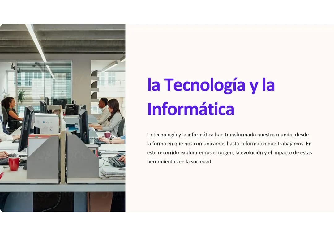 Introducción a la Tecnología y la Informática: 