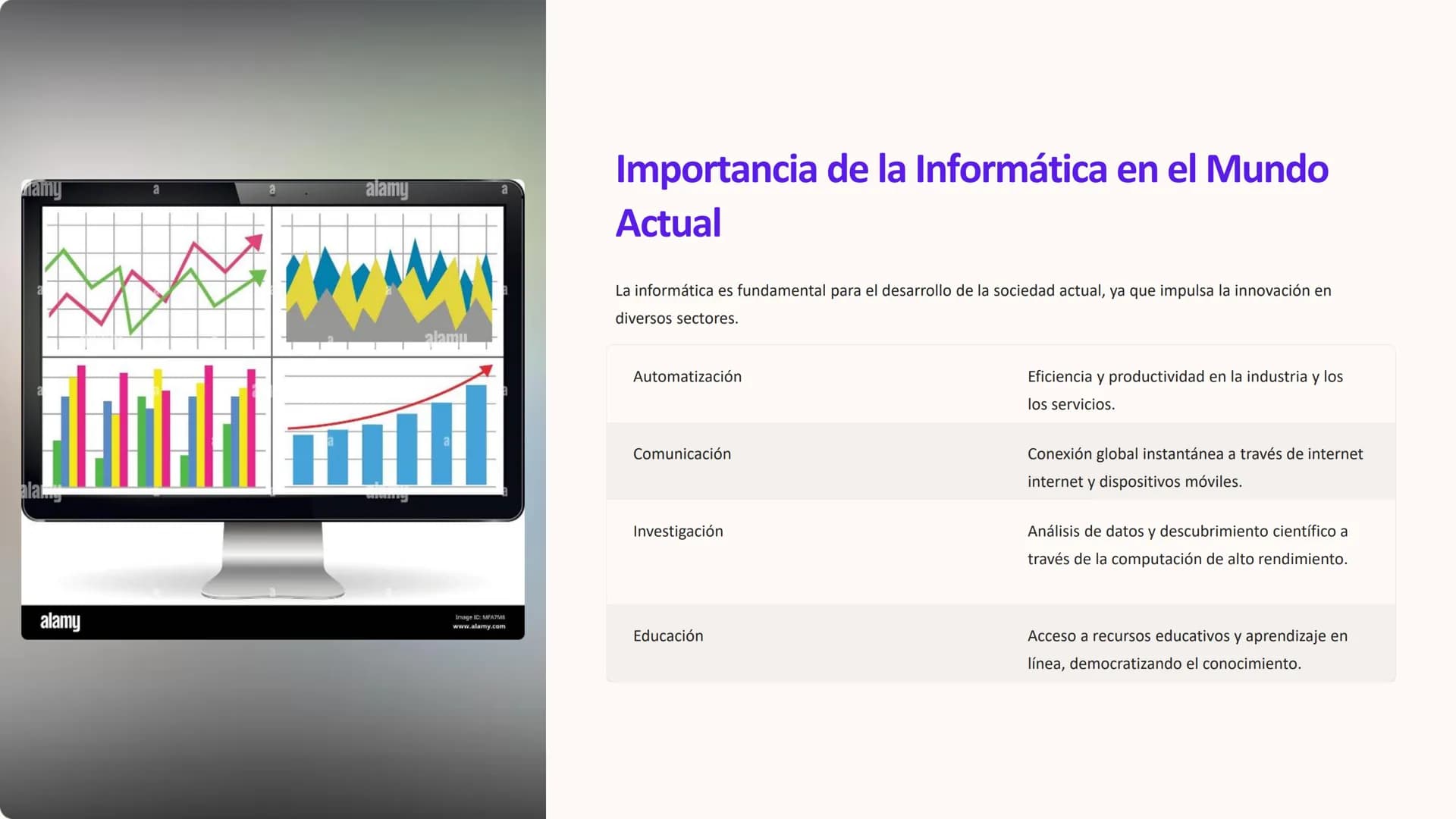 la Tecnología y la
Informática
ack
La tecnología y la informática han transformado nuestro mundo, desde
la forma en que nos comunicamos hast