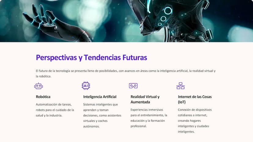 la Tecnología y la
Informática
ack
La tecnología y la informática han transformado nuestro mundo, desde
la forma en que nos comunicamos hast