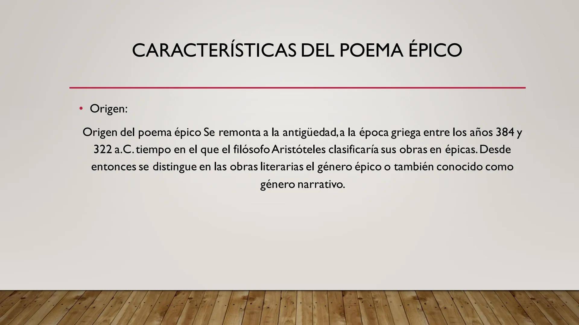 ¿QUE ES EL POEMA ÉPICO?
•
El poema épico es un subgénero narrativo que consiste en un relato extenso que en
general trata sobre grandes haza