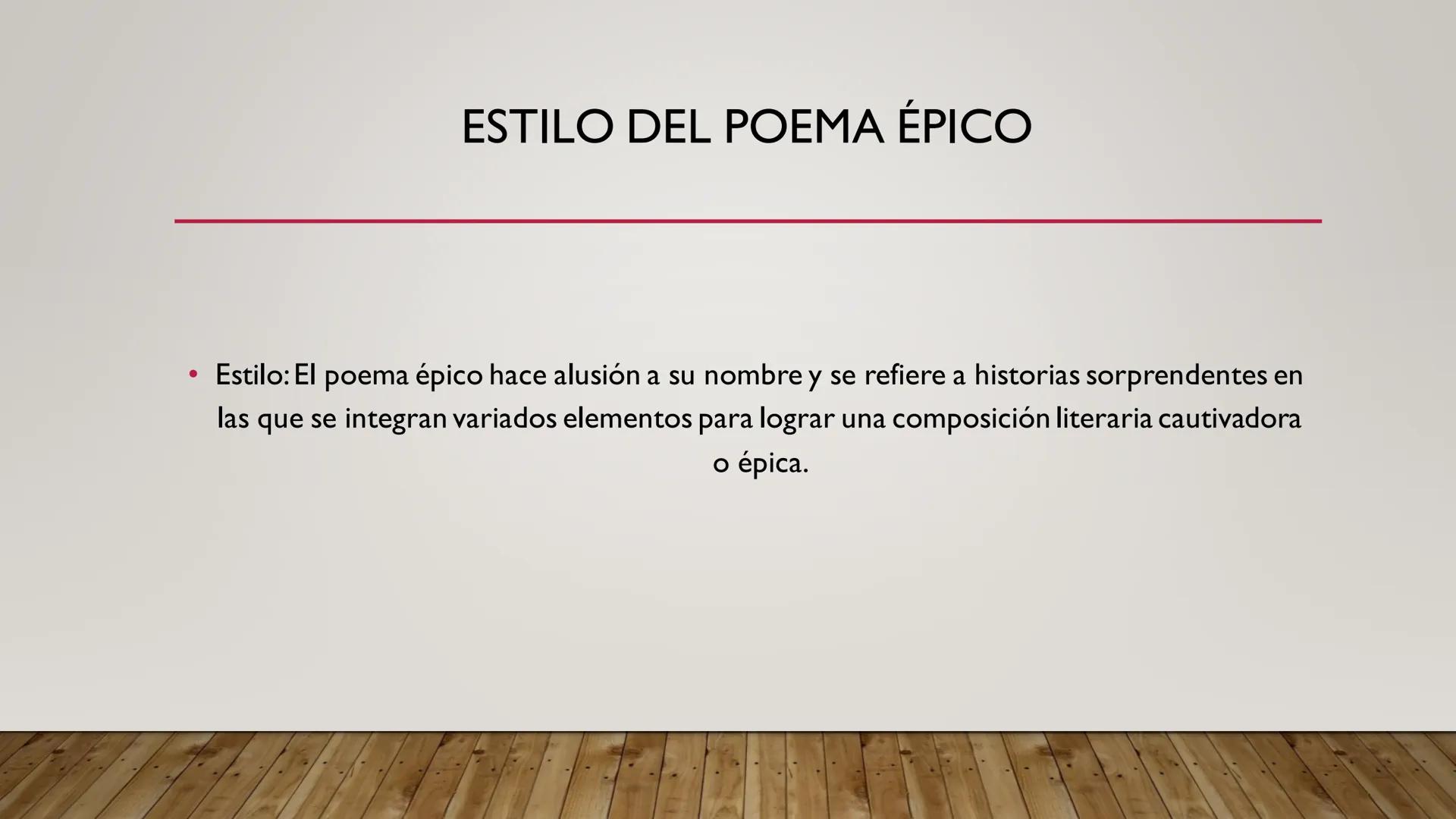 ¿QUE ES EL POEMA ÉPICO?
•
El poema épico es un subgénero narrativo que consiste en un relato extenso que en
general trata sobre grandes haza
