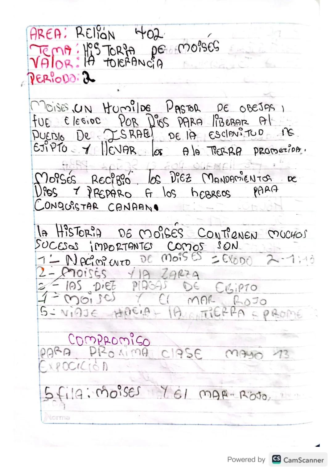 AREA: RELION 402
TEMA: HISTORIA DE moises
VALOR A TOLERANCIA
PERIODO:

MOISES UN HumilDE PASTOR DE OBEJAS I
FUE ELEGION POR Dios PARA LIBEBA