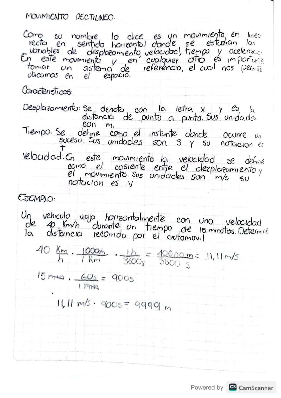 MOVIMIENTO RECTILINEO.
Como
recta
SU nombre
en
linea
To clice
es un movimiento, en
sentido horizontal donde se
estudian las
variables de des