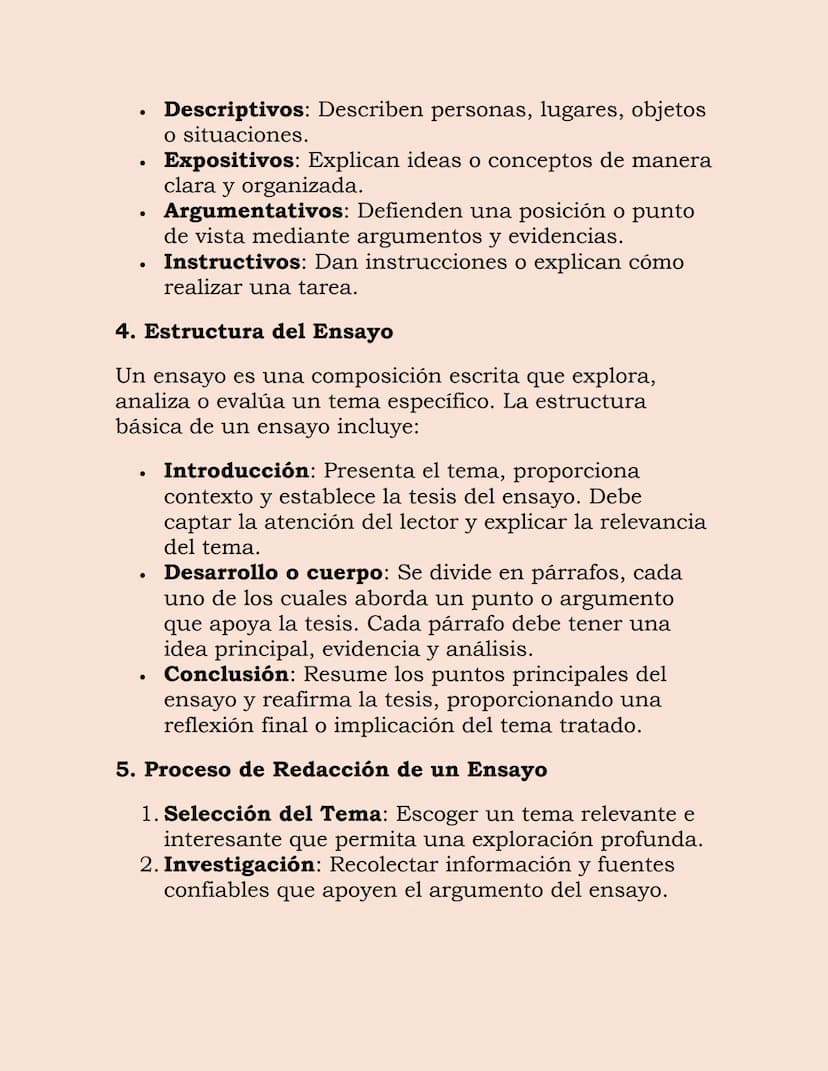 Redacción de
Textos y Ensayos
1. Introducción a la Redacción de Textos
La redacción de textos es una habilidad fundamental
que abarca la cre