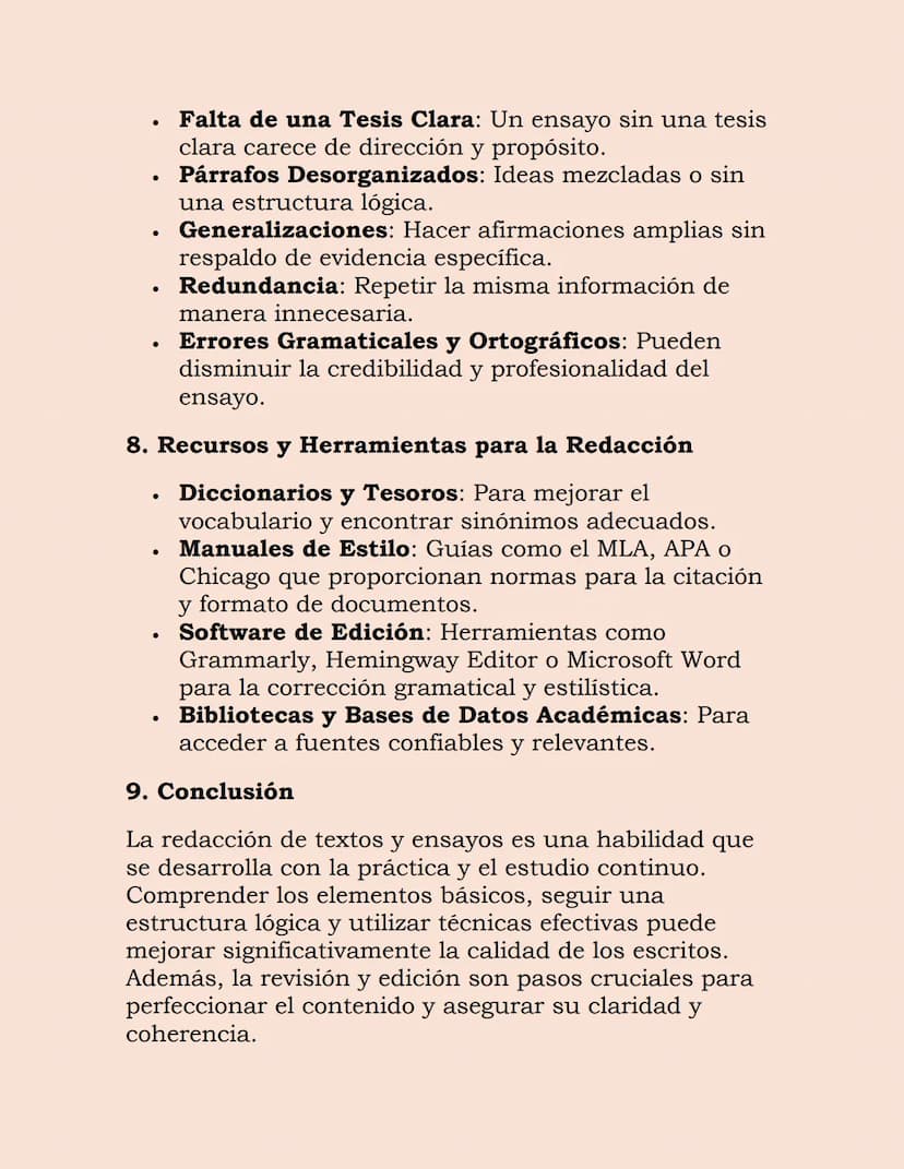 Redacción de
Textos y Ensayos
1. Introducción a la Redacción de Textos
La redacción de textos es una habilidad fundamental
que abarca la cre