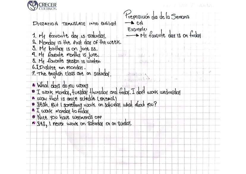 CRECER
CULTIVOS
DD/MM/ ALLA
QUESTION
Hi-Hello
How are you?
How have you been?
How is your day?
AND...
RESPONSES
►Hi-Hello
►Excellent
So Fard