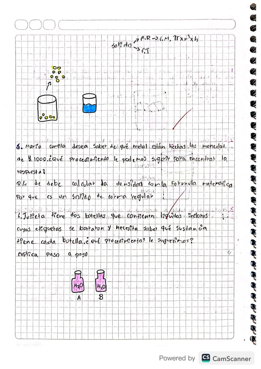 Quimica
Es una ciencia que estudia las Propiedades, estructura V. transformaciones
de la material
Materia es todo aquello que tiene masa y q