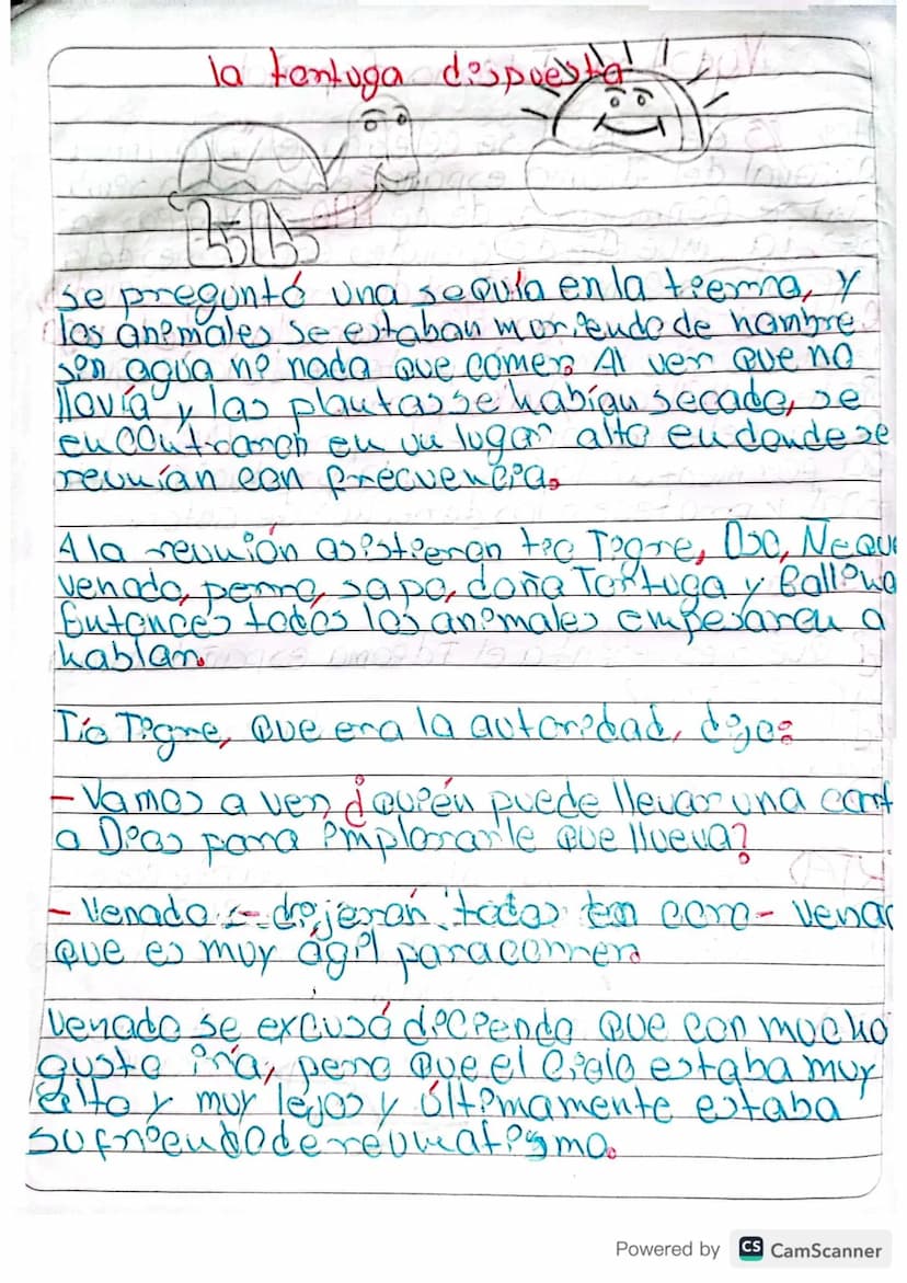 la tentuga dispuestor
டு
se preguntó una sequía en la tierra, Y
Jes animales se estaban morgendo de hambre
agua
ne nada que comer Al ver Que