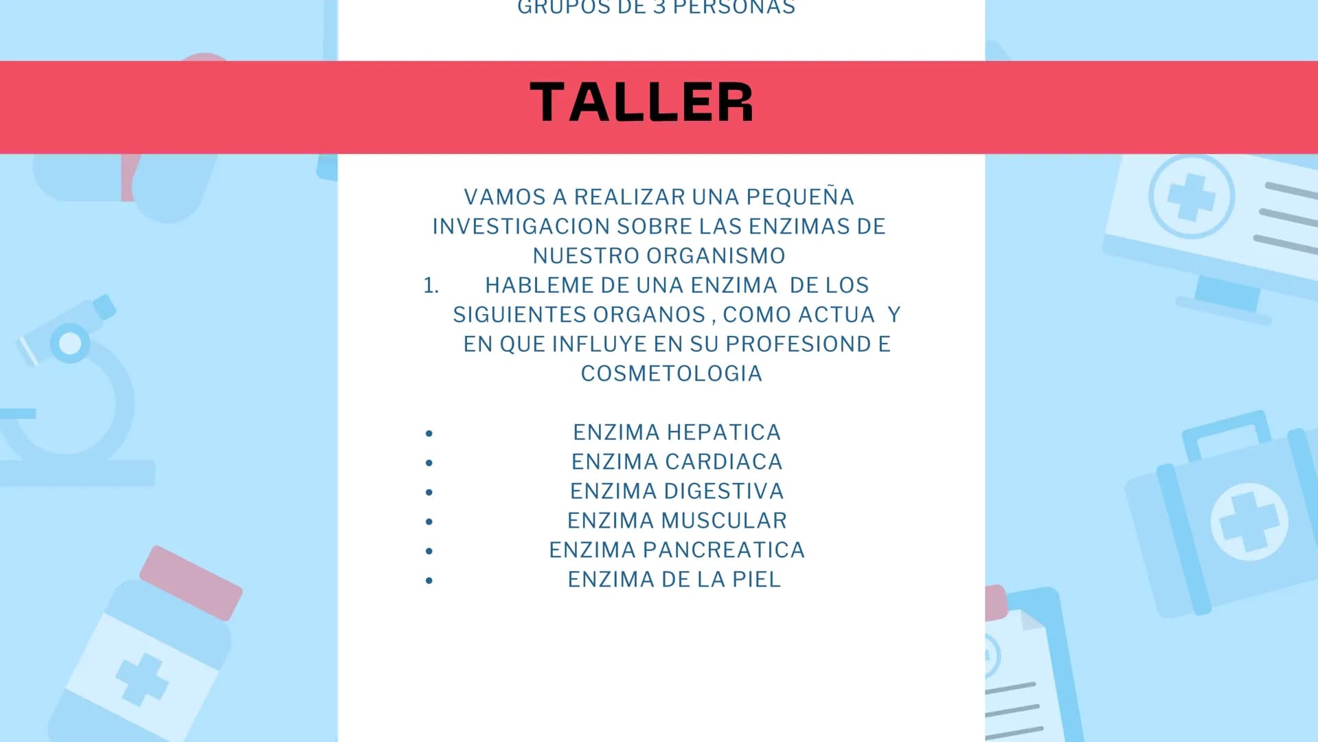 M
S ENZIMAS Y
+
COENZIMAS
CONCEPTOS BÁSICOS
+
+ Bioquimica
QUE ES ?
Es una ciencia que estudia
reacciones y procesos de
los componentes quim