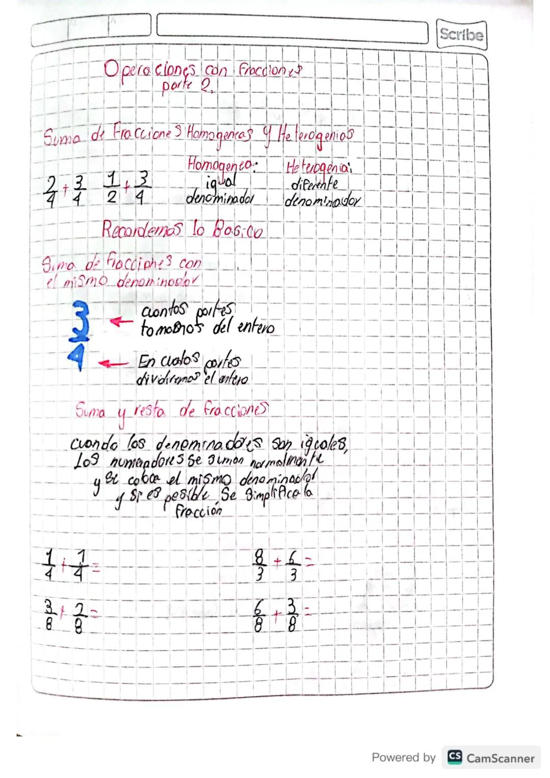 Números Fracionarios Parte 1
Concepto de fracciones
Fracción es una parte de un entero o unidad, al que se lo ha dividido o fraccionado en p