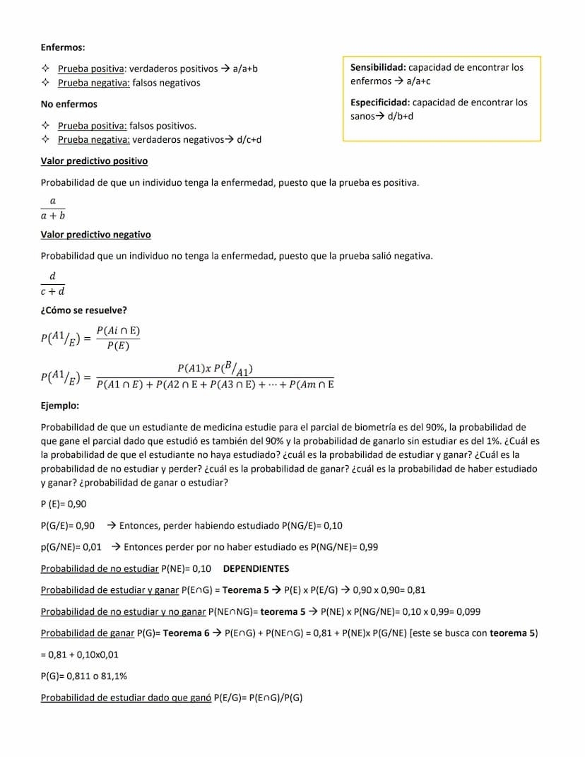 Probabilidad
Fundamento de inferencia estadística.
Se expresa en porcentaje o en decimales→ preferiblemente decimales.
La probabilidad está 