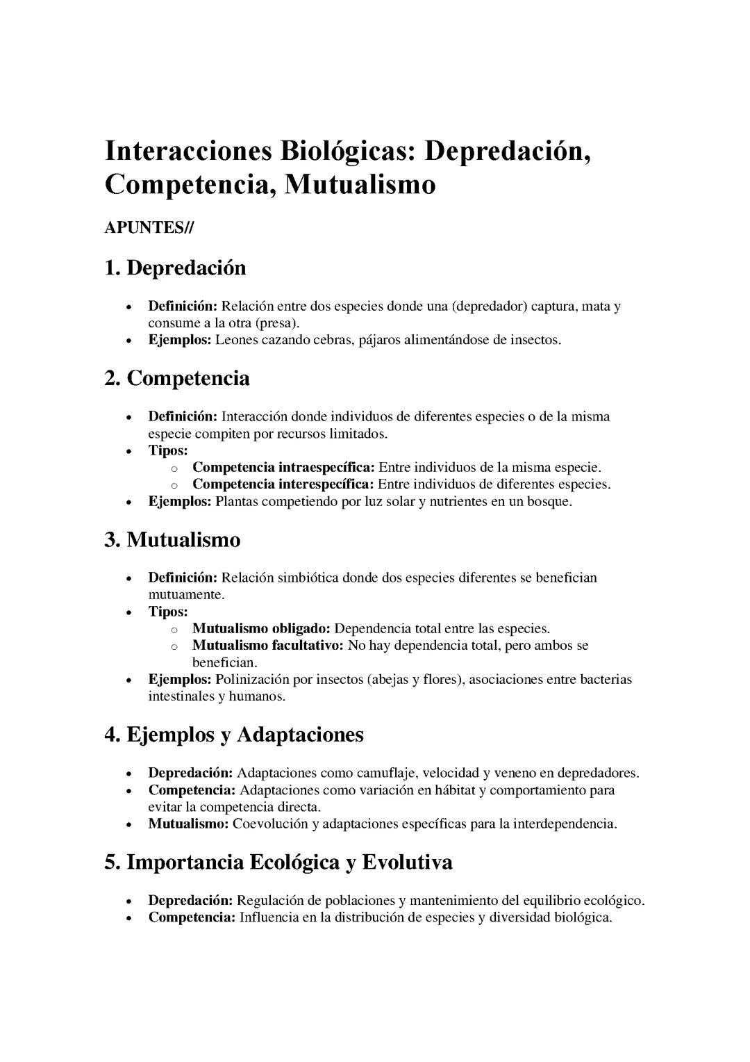 Interacciones Ecológicas: Ejemplos y Adaptaciones Clave
