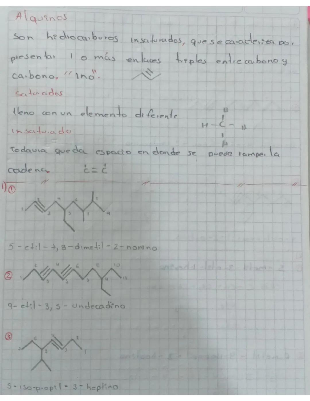 Comprendiendo Alquinos: Fórmula, Nomenclatura y Ejercicios Resueltos