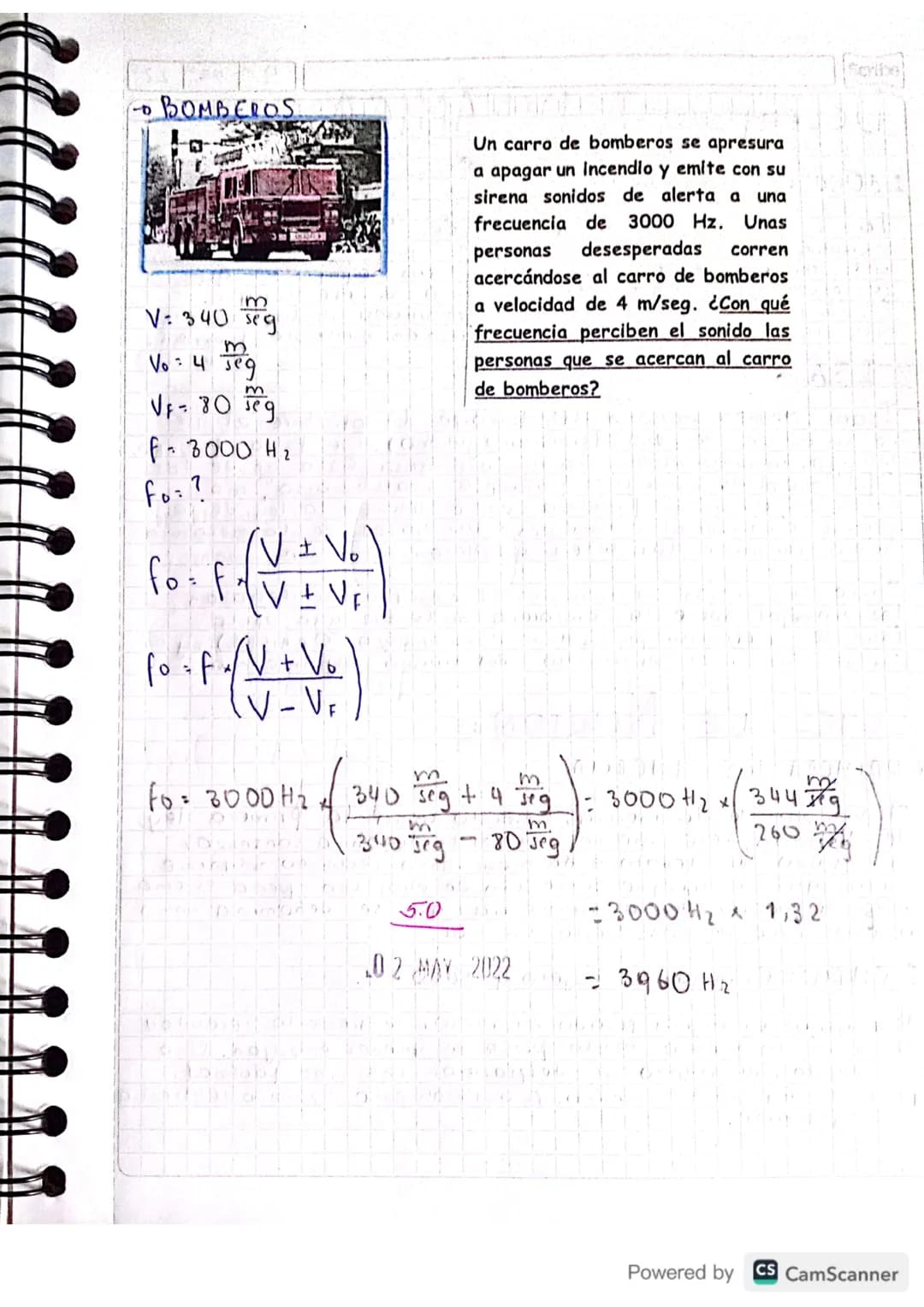 Scribe
EFECTO
DOPPLER
Es un fenómeno que se present a wanda hay movimiento.
de la fuente y/o del oyente. Quando esto sucede,
hay cambio apar