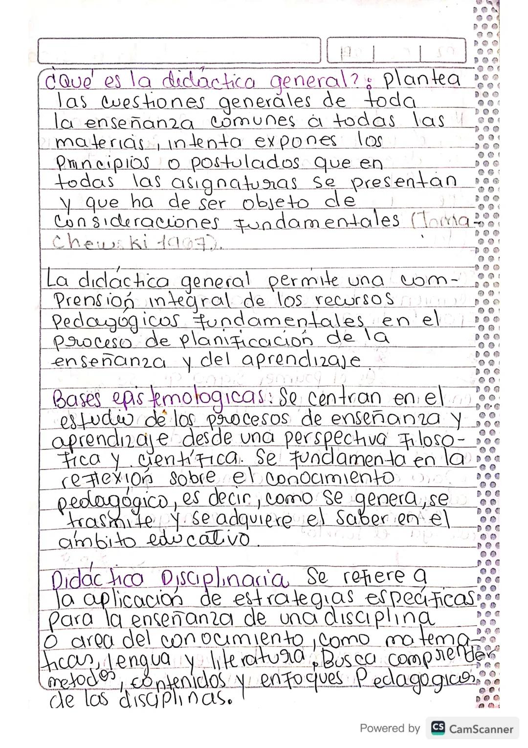 Didáctica Naturales

¿Que es la didactica? Es la disciplina
que puede usar todas las ramas
de la educación, se encarga de
explicar los proce