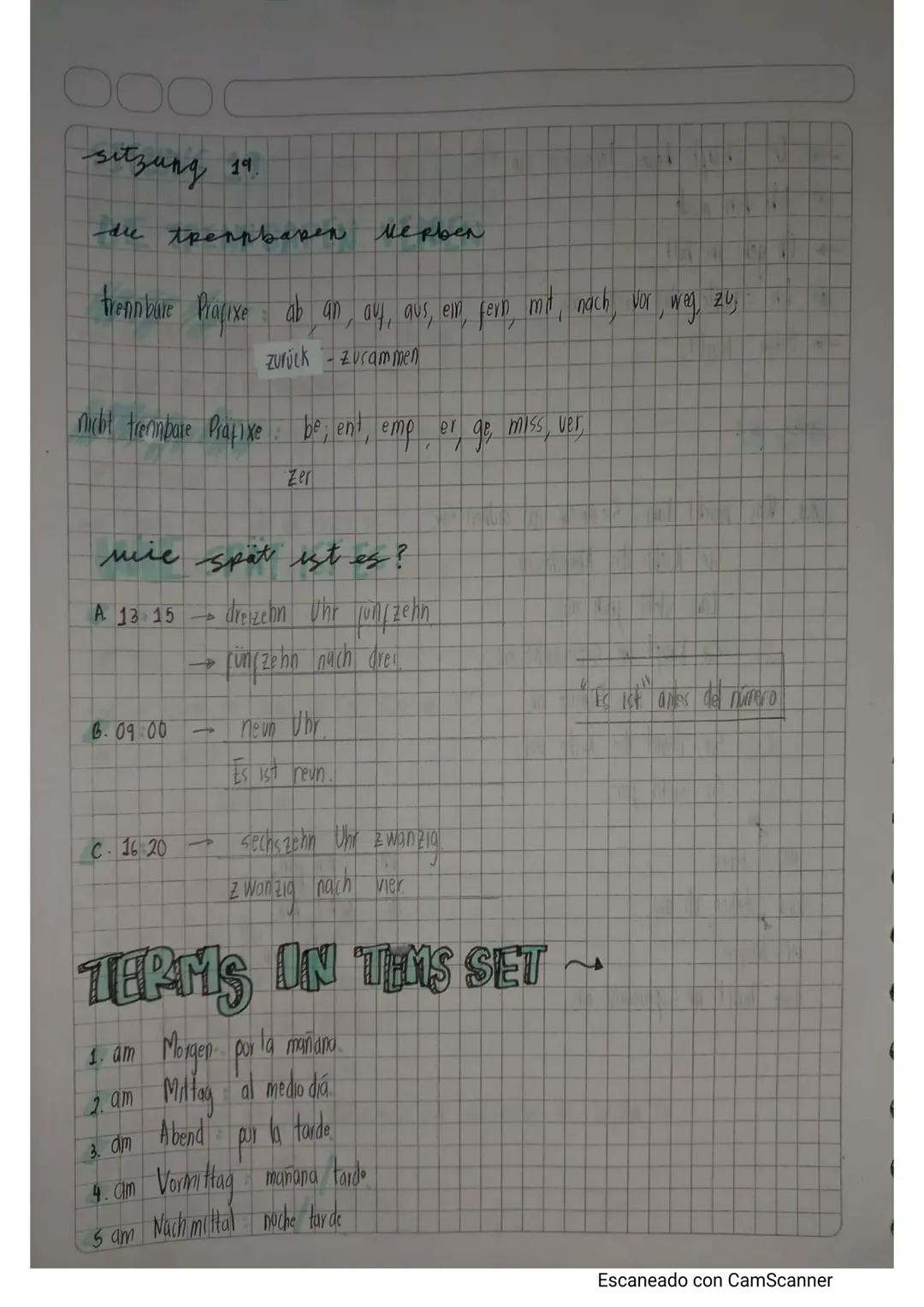 sitzung 19.

die tpenpbapen Merben

trennbare Prafixe ab an, ay, aus, en, fern, mit, nach, vor, weg, zu,
zurück zusammen

nicht trennbare Pr