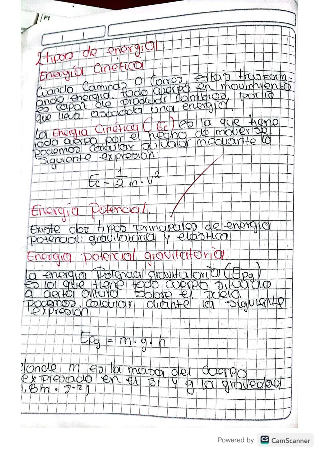 Esc
Energial 16a, one, pot)
to Energia termical electrico, muscular, Potencal
quimica, cinetica, electrica, no dear etc.
to importancia de l