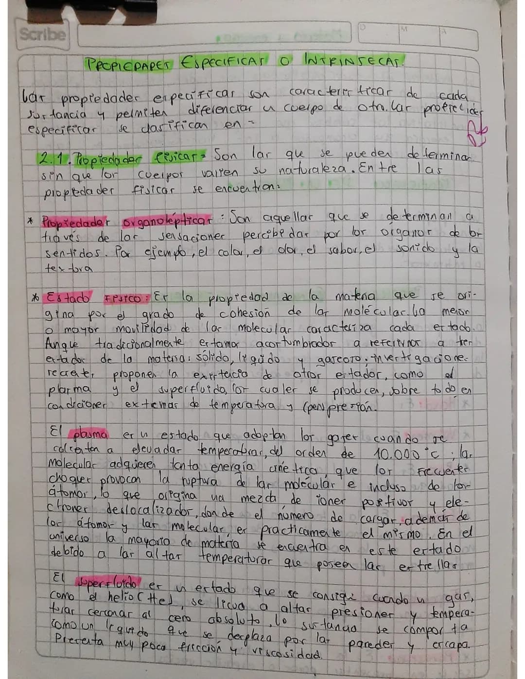 Materra y energía.
Scribe
el
todo aquello que nor rodea, tiene masa
espacio. la quimica
er la ciencia
que
cualitativa
у осира
er tudia
y
la 