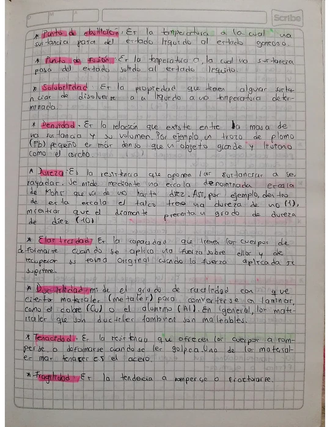 Materra y energía.
Scribe
el
todo aquello que nor rodea, tiene masa
espacio. la quimica
er la ciencia
que
cualitativa
у осира
er tudia
y
la 