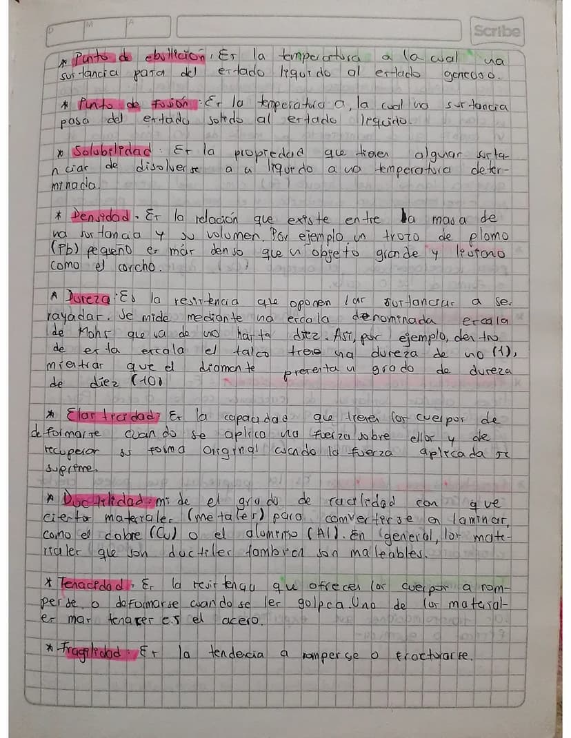 Materra y energía.
Scribe
el
todo aquello que nor rodea, tiene masa
espacio. la quimica
er la ciencia
que
cualitativa
у осира
er tudia
y
la 