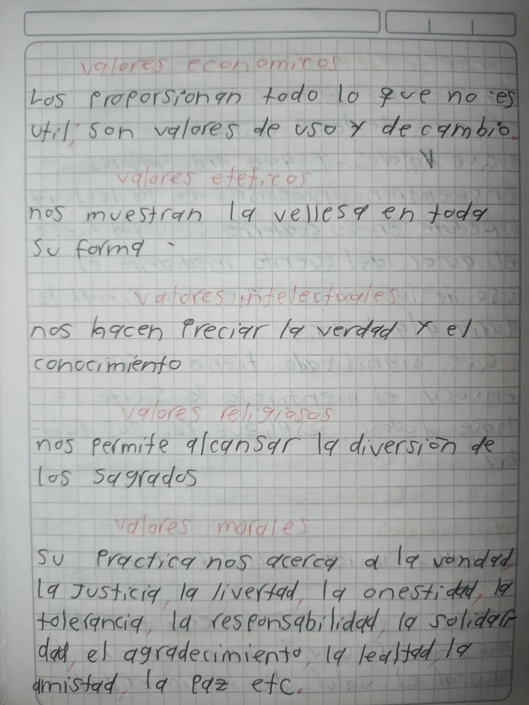 closificación de las veloves
Aunque son compleros y de varias cla.
Ses todos los valores tienen como fin
me, orar la calidad de nuestra vida