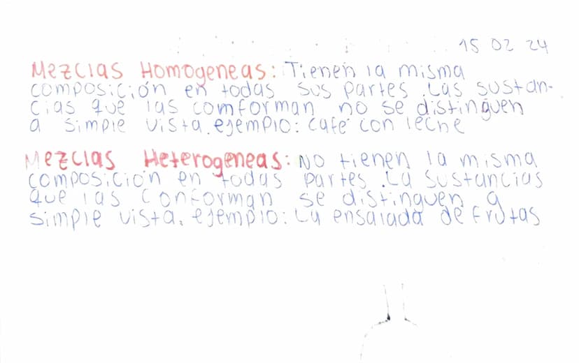 Clasificación de la materia
09.02 24
composicion Sustancias
Uniforme →puras
Elementos
NO ¿Se pueden +
descomponer
en sustancias
ma's pequeña