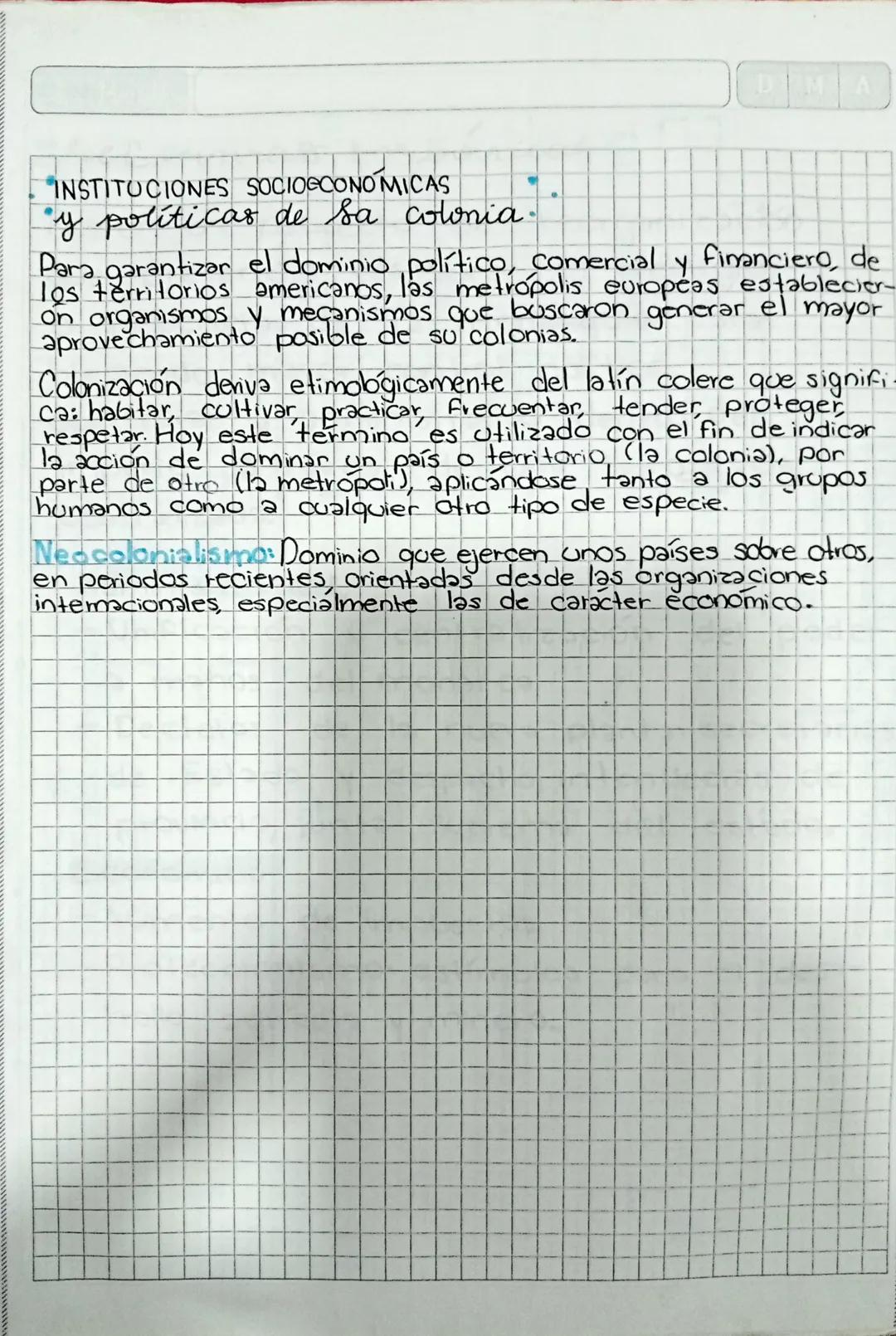 DM
63 Colorrisación.**
La colonozación puede ser de caracter economico, político,
militar, cultural o presentar otras manifestaciones.
Estos