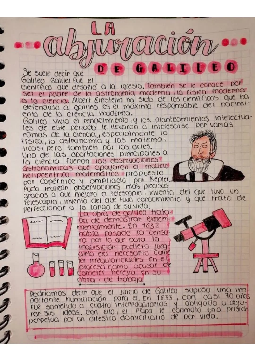La abjuracion de Galileo 