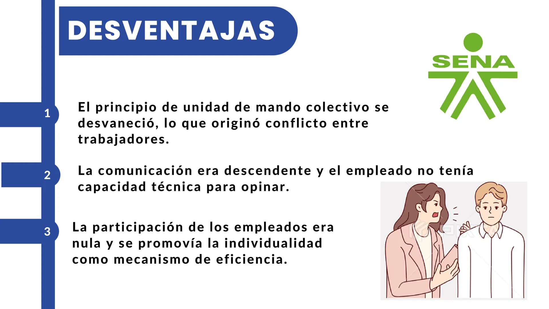 TEORÍA
SENA
A
CIENTÍFICA ADMINISTRATIVA CONTENIDOS
SENA
자
⚫ INTRODUCCIÓN
• BIOGRAFÍA
• ORIGEN
• PRINCIPIOS DE LA TEORÍA
• VENTAJAS Y DESVENT
