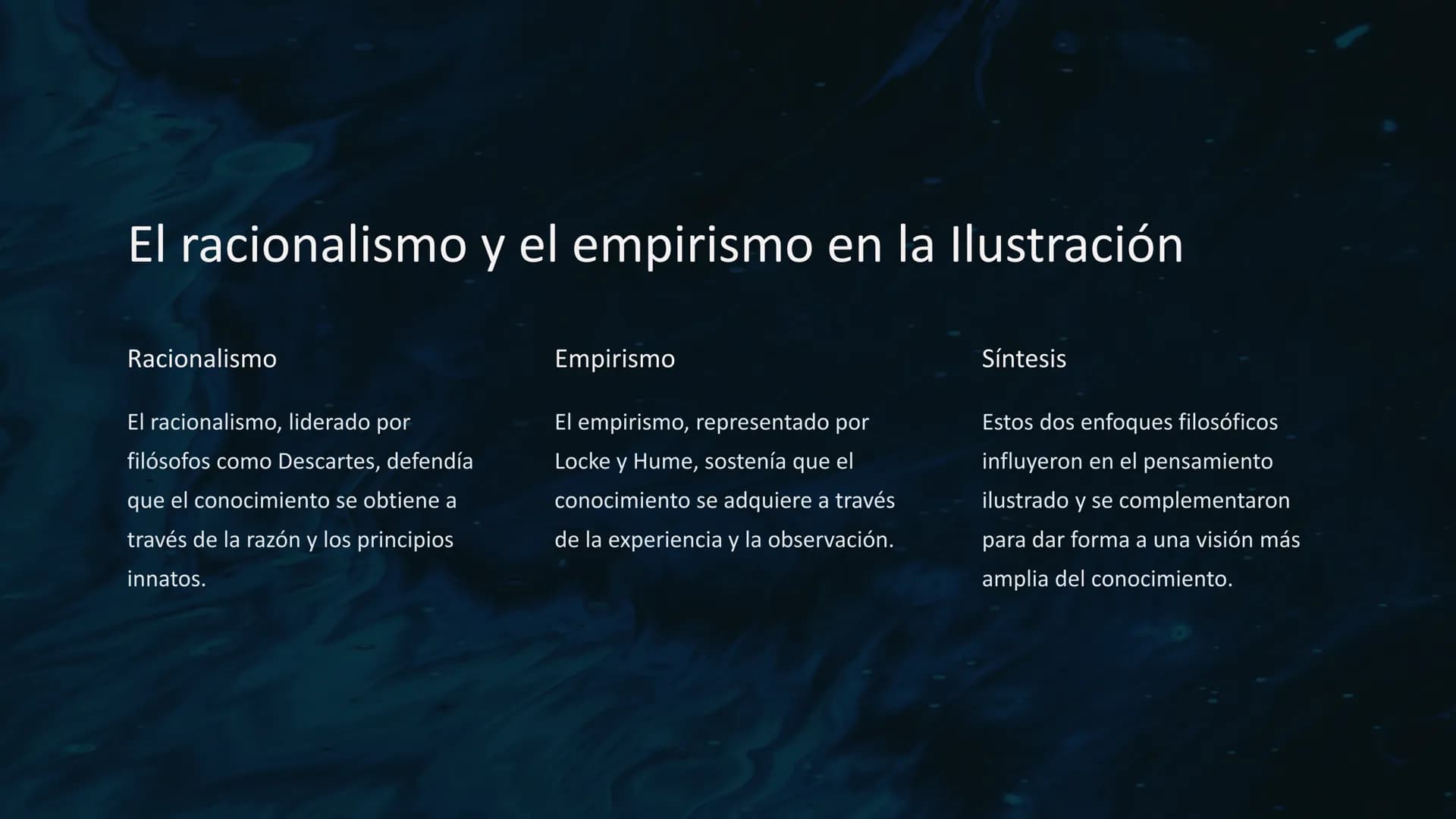 La llustración y la
Revolución Francesa
La Ilustración, una época de pensamiento racional y progreso, influyó
profundamente en la Revolución