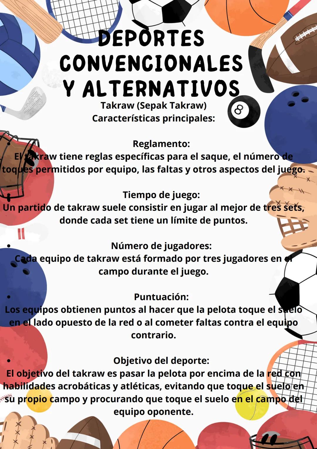 # DEPORTES

# CONVENCIONALES Y

# ALTERNATIVOS

ALESSANDRA CARABALLO

GRADO 10

Convencionales: se conocen.

Alternativos: derivan de los de