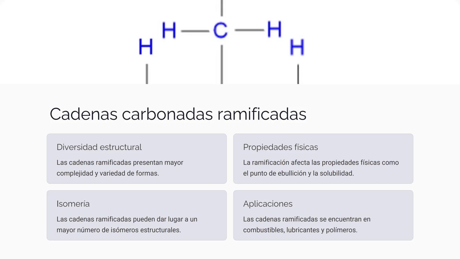 Química del carbono:
Características del átomo de
carbono, tipos de cadenas
carbonadas
La química del carbono es fascinante debido a la vers