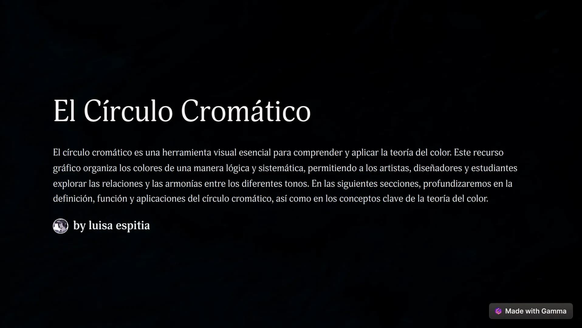 El Círculo Cromático
El círculo cromático es una herramienta visual esencial para comprender y aplicar la teoría del color. Este recurso
grá