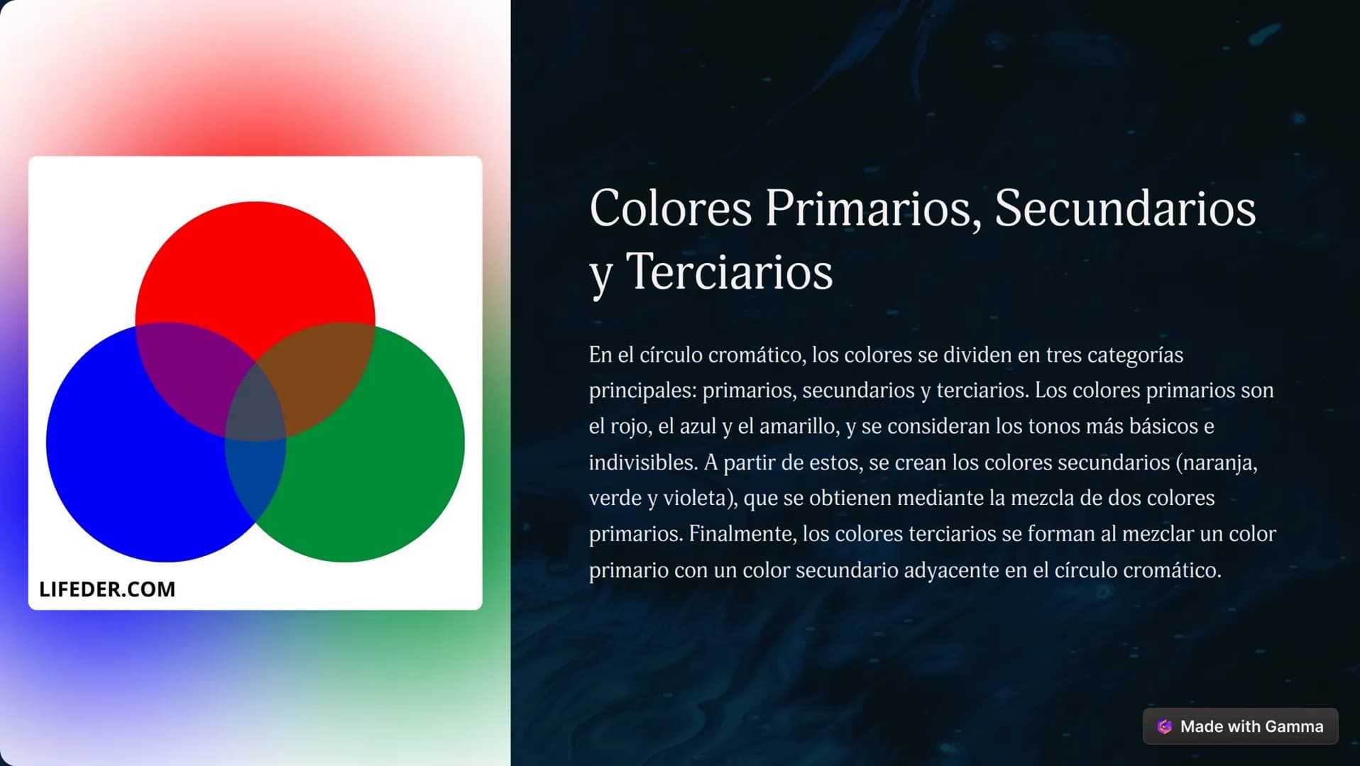 El Círculo Cromático
El círculo cromático es una herramienta visual esencial para comprender y aplicar la teoría del color. Este recurso
grá