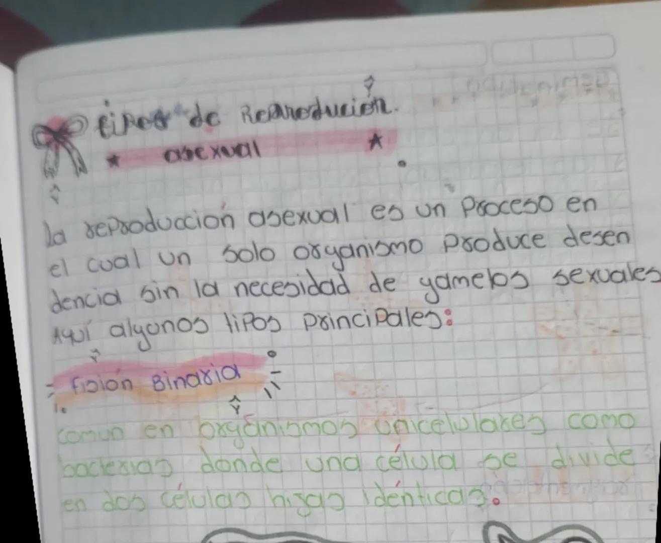 # tipos de Reproducion.
# asexual
•
La reproducción asexual es un proceso en
el cual un solo organismo produce desen
dencia sin la necesidad