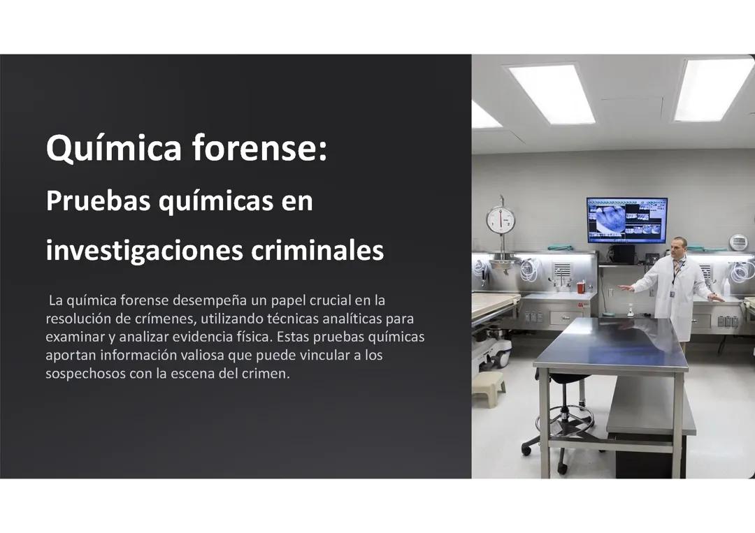 Química forense: 