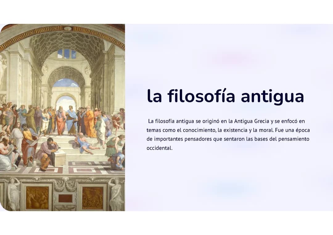 Filosofía antigua