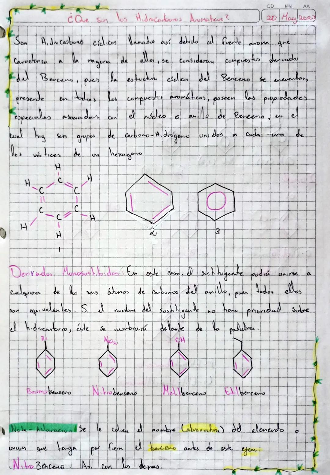 # ¿Que sun los Hidrocontouros Aromaticos?

DD
MiNi
AA
20 May 2023

Son Aidrocarbons cíclicos llamadas así debido al fuerte aroma que
Carnete
