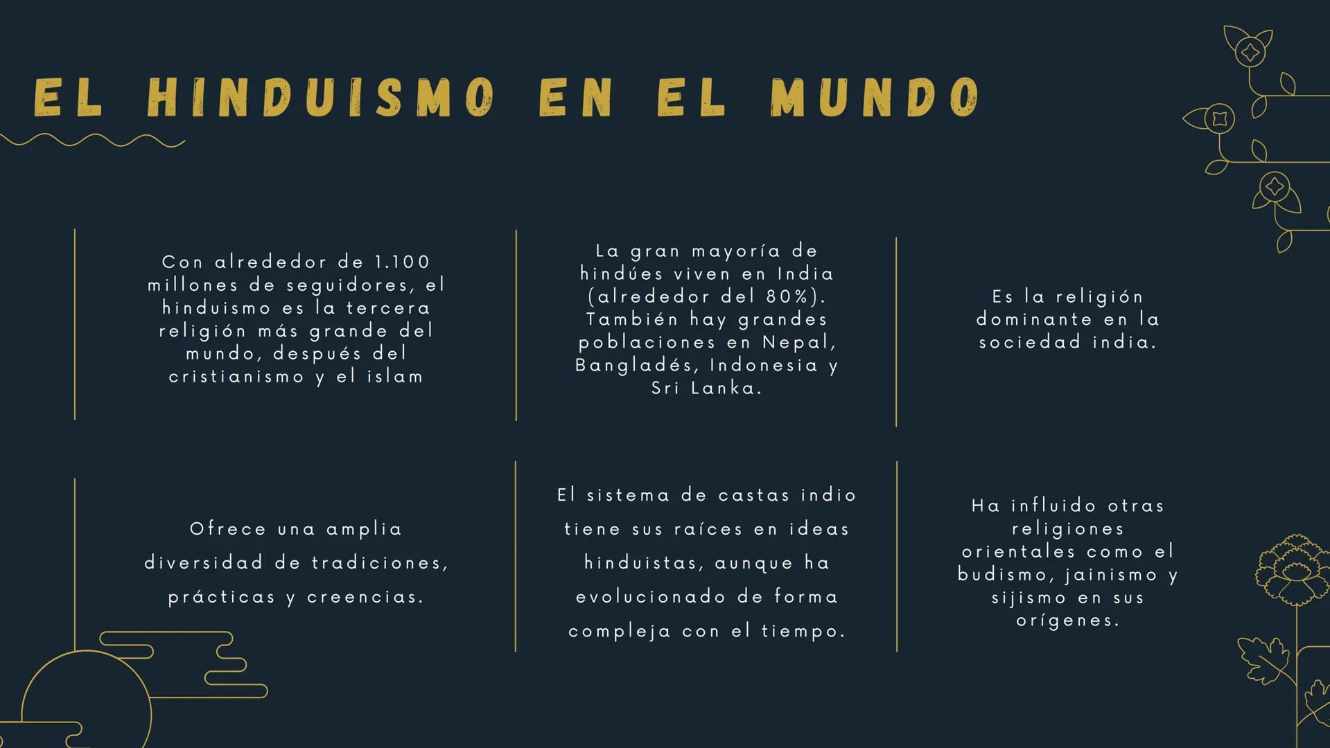 HINDUISMO ¿QUÉ ES?
El hinduismo es un sistema religioso originario de la India. Está
conformado por una grandísima diversidad de tendencias.
