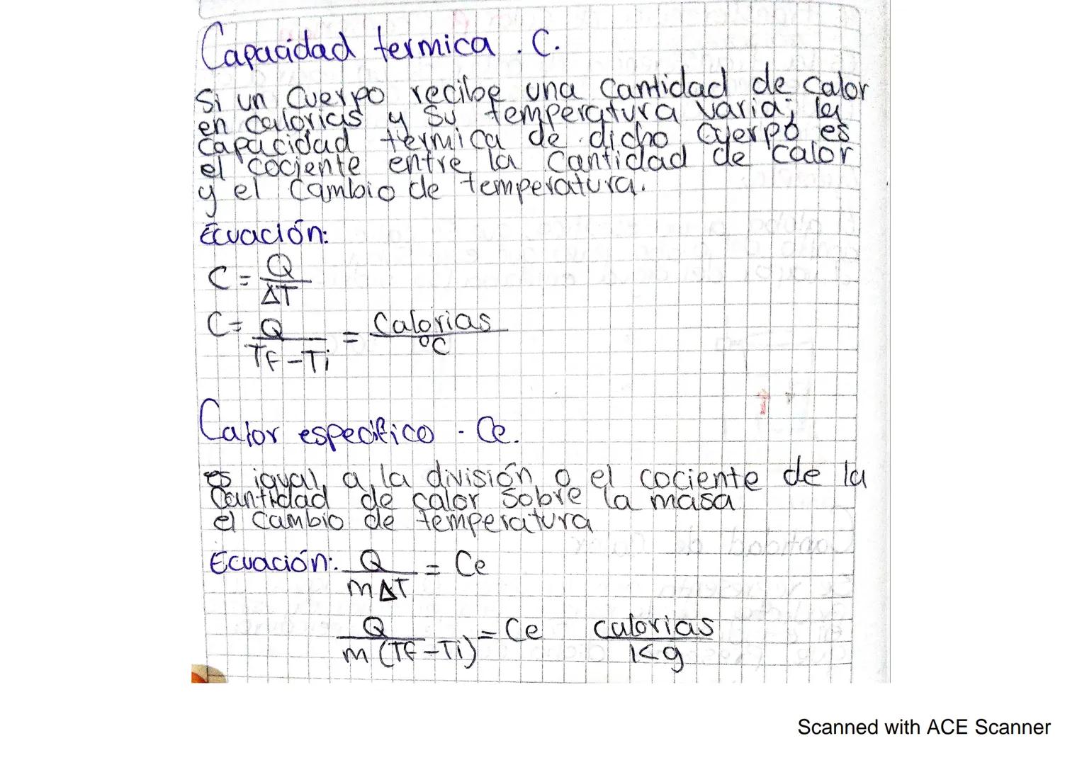 4 es igual al
Cantidad de Calor
Se representa con la letra Q calor expesifico
Producto de la masa por de temperatura
di Cambio
et
en estudio
