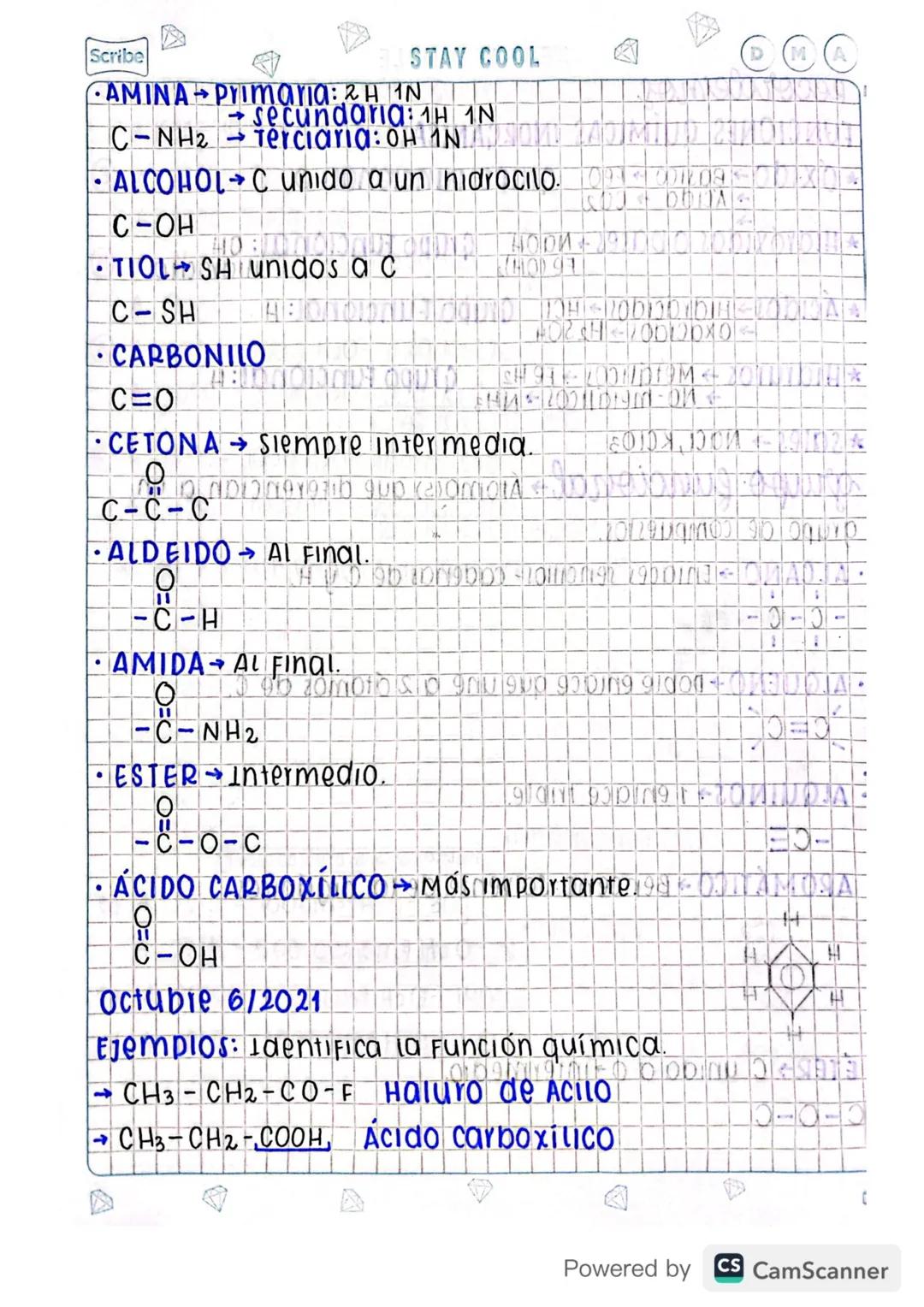 DMA
KEEP IT SIMPLE
Scribe
Recordemos
FUNCIONES QUÍMICAS INORGÁNICAS:
* Óxido $\rightarrow$ Básico $\rightarrow$ Feo Grupo Funcional:O
$\righ