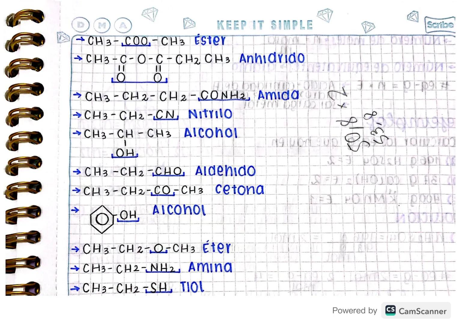 DMA
KEEP IT SIMPLE
Scribe
Recordemos
FUNCIONES QUÍMICAS INORGÁNICAS:
* Óxido $\rightarrow$ Básico $\rightarrow$ Feo Grupo Funcional:O
$\righ